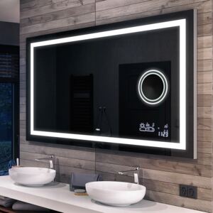 Bathroom Mirror - Artforma LED Illuminated Bathroom Mirror Rectangular Backlit with Touch Sensor Switch L15