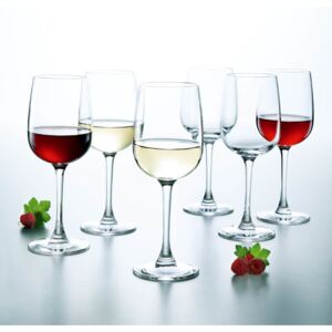 Set of 6 wine / water glasses Versailles 275 ml LUMINARC