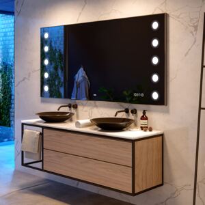 Designer backlit LED Bathroom Mirror L06