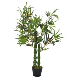 VidaXL Artificial Plant Bamboo with Pot Green 110 cm