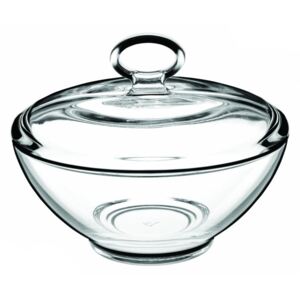 Sugar bowl 13 cm Aqua with lid PASABAHCE