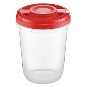Microwaveable container Fusion Fresh 1 L Vivid red