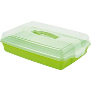 Plastic cake container 29,5 x 45 cm green CURVER