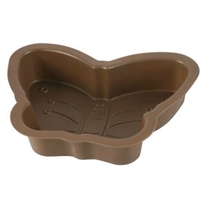 Silicone butterfly-shaped cake pan Delice Brown 29 x 6 cm AMBITION