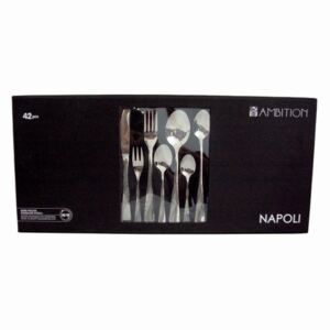 Cutlery set Napoli 42 pcs Gift Box AMBITION