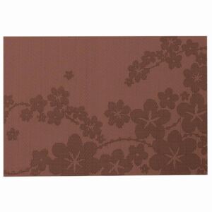 Table mat PVC/PS brown 30x45cm Dream Flower AMBITION