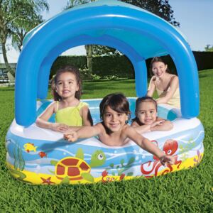 Inflatable swimming pool with roof 147 x 147 x 122 cm BESTWAY