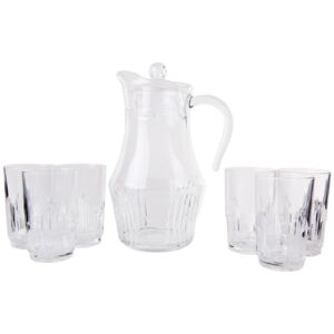 Set of 6 glasses and jug pitcher Orient 7-pcs ARCOROC
