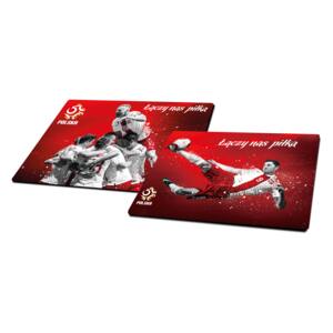 Set of 2 square pads / coasters 40 x 29,5 cm of Polish National Team