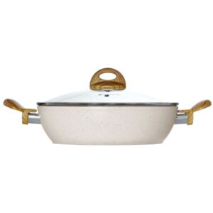 Deep frying pan with lid Nature 28 cm AMBITION