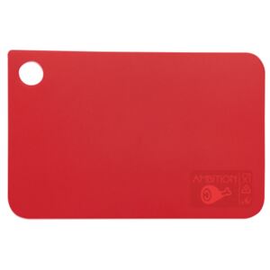 Cutting board Molly 24,5 x 16 cm red AMBITION