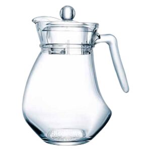 Glass jug with lid Wavy 1,3 l LUMINARC