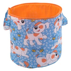 Round toy storage basket Puppies L065-13BW 30 x 30 cm PATIO