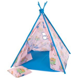Teepee tent with pillow and mat Bears L069-11BW 104 x 104 x 124 cm PATIO