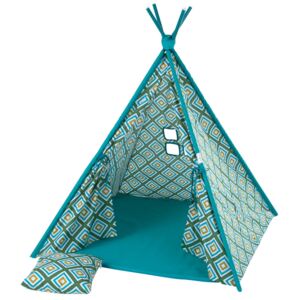Teepee tent with pillow and mat Rhombi L068-21PB 100 x 100 x 148 cm PATIO