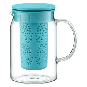 Teapot Nordic with infuser and lid 1000 ml turquoise AMBITION