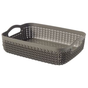Basket / tray Knit A5 26 x 20 cm brown-gray CURVER