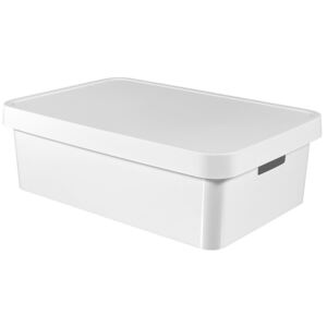Storage box with lid 30L Infinity white CURVER