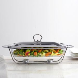 Glass casserole dish with warmer Helios 3,6 l AMBITION