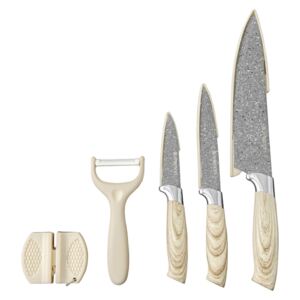 Set of 3 knives with sharpener and peelerz Kenya AMBITION