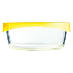 Kitchen storage container round Keep &#039;n&#039; Box 880 ml yellow LUMINARC