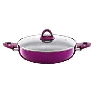 Deep frying pan Glamour 28 cm purple AMBITION