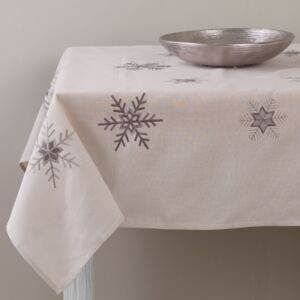 Tablecloth Snowflakes 160 x 280 cm AMBITION