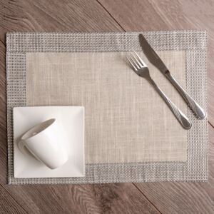 Table napkin Decor Silver 30 x 40 cm AMBITION