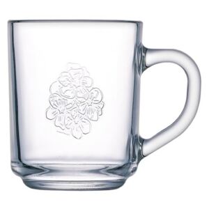 Mug tempered glass Floral 250 ml LUMINARC