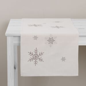 Table runner Snowflakes 40 x 150 cm AMBITION