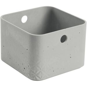 Storage box square 3 L Concrete light gray CURVER