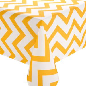 Tablecloth Yellow Stripes 130x160 cm AMBITION