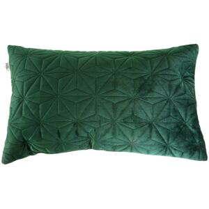 Pillowcase Velvet Green Stars 30 x 50 cm MY HOME