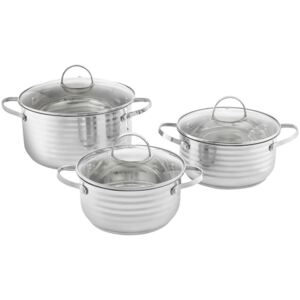 Cooking pot set stainless steel Twin 6-pcs. (16 / 18 / 20) AMBITION
