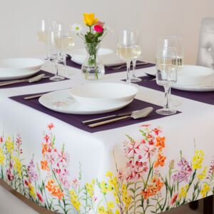 Tablecloth Juicy Flowers 160 x 280 cm AMBITION