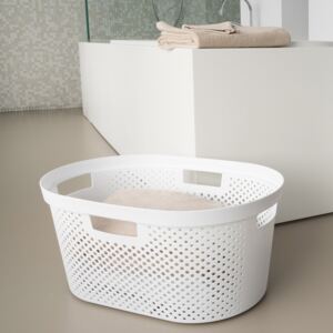 Laundry mangle basket Infinity 100% Recykling Eko 40 L white CURVER