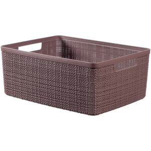 Storage basket rectangular Jute M 12 l brown CURVER