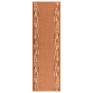 Carpet Runner Brown 67x250 cm Anti Slip