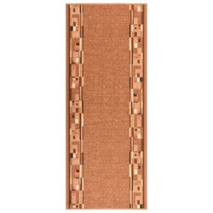 Carpet Runner Brown 100x250 cm Anti Slip