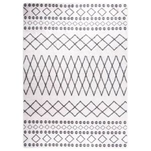 Rug Washable 120x180 cm Black and White Anti Slip