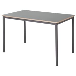HOMCOM Steel Frame MDF-Top Dining Table Grey