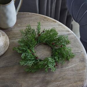 Red Berry Wreath Candle Ring