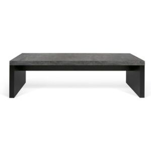 Chicago Bench - / L 140 cm - Concrete-effect melamine by POP UP HOME Grey