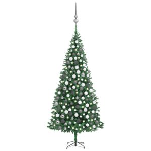 Artificial Christmas Tree with LEDs&Ball Set LEDs 300 cm Green