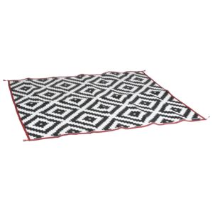Bo-Camp Outdoor Rug Chill mat Picnic 2x1.8 m Black and White