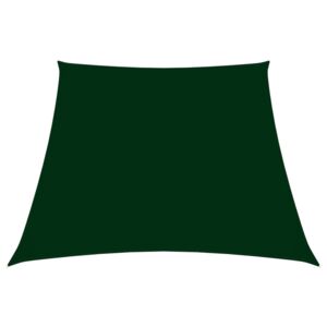 VidaXL Sunshade Sail Oxford Fabric Trapezium 4/5x4 m Dark Green