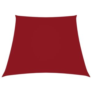VidaXL Sunshade Sail Oxford Fabric Trapezium 4/5x4 m Red
