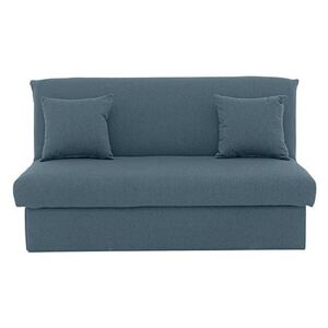 Versatile 2 Seater Fabric Sofa Bed No Arms