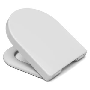 Cedo D-Shape Plastic Toilet Seat - White