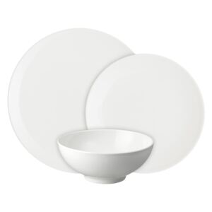 Porcelain Classic White 12Pc Tableware Set